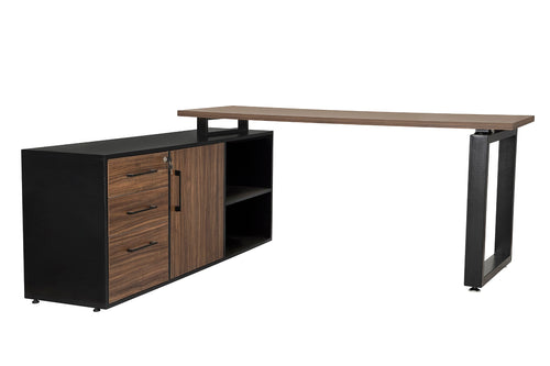 Escritorio semiejecutivo STOL-C con credenza