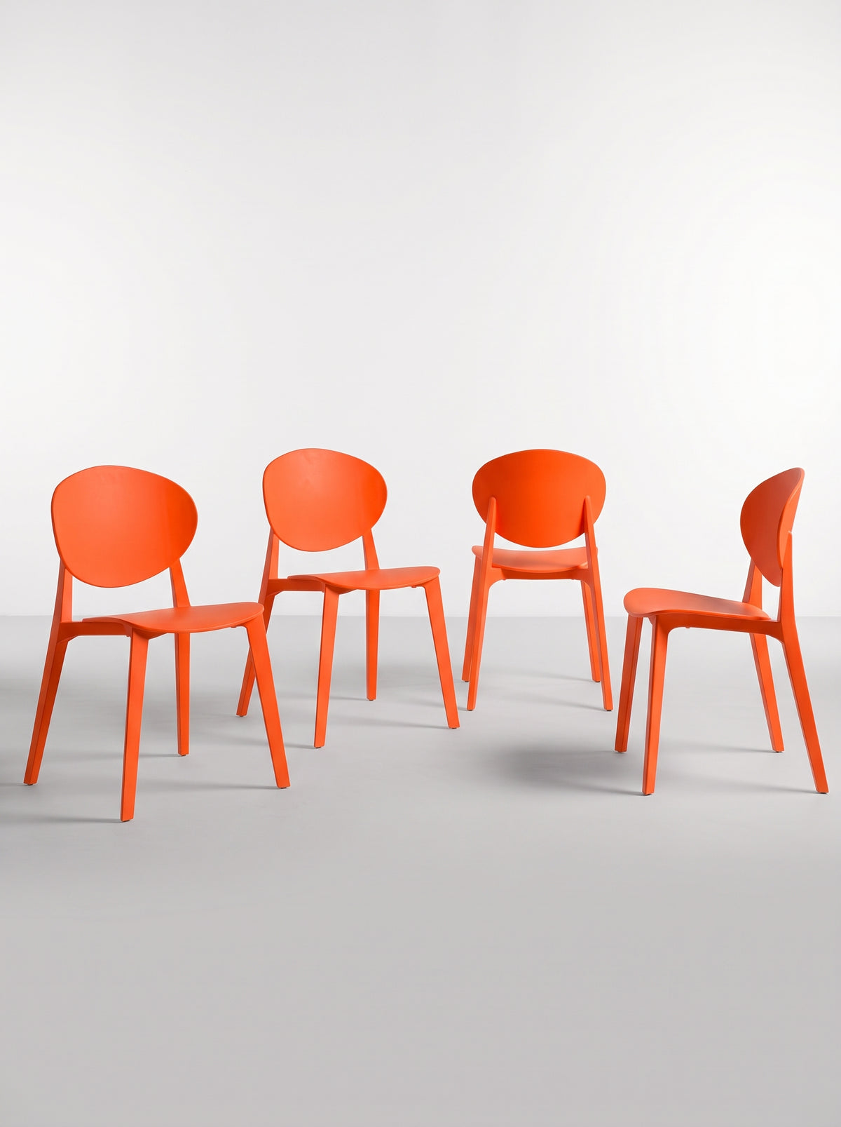 Set de 4 Sillas Teksi | Exterior e Interior UV Monobloque