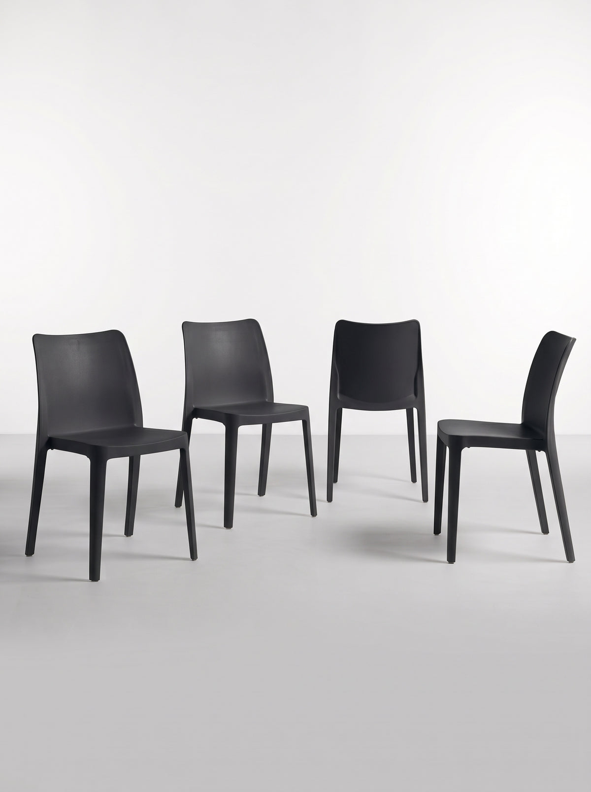 Set de 4 Sillas Solei | Restaurante y Terraza UV Monobloque