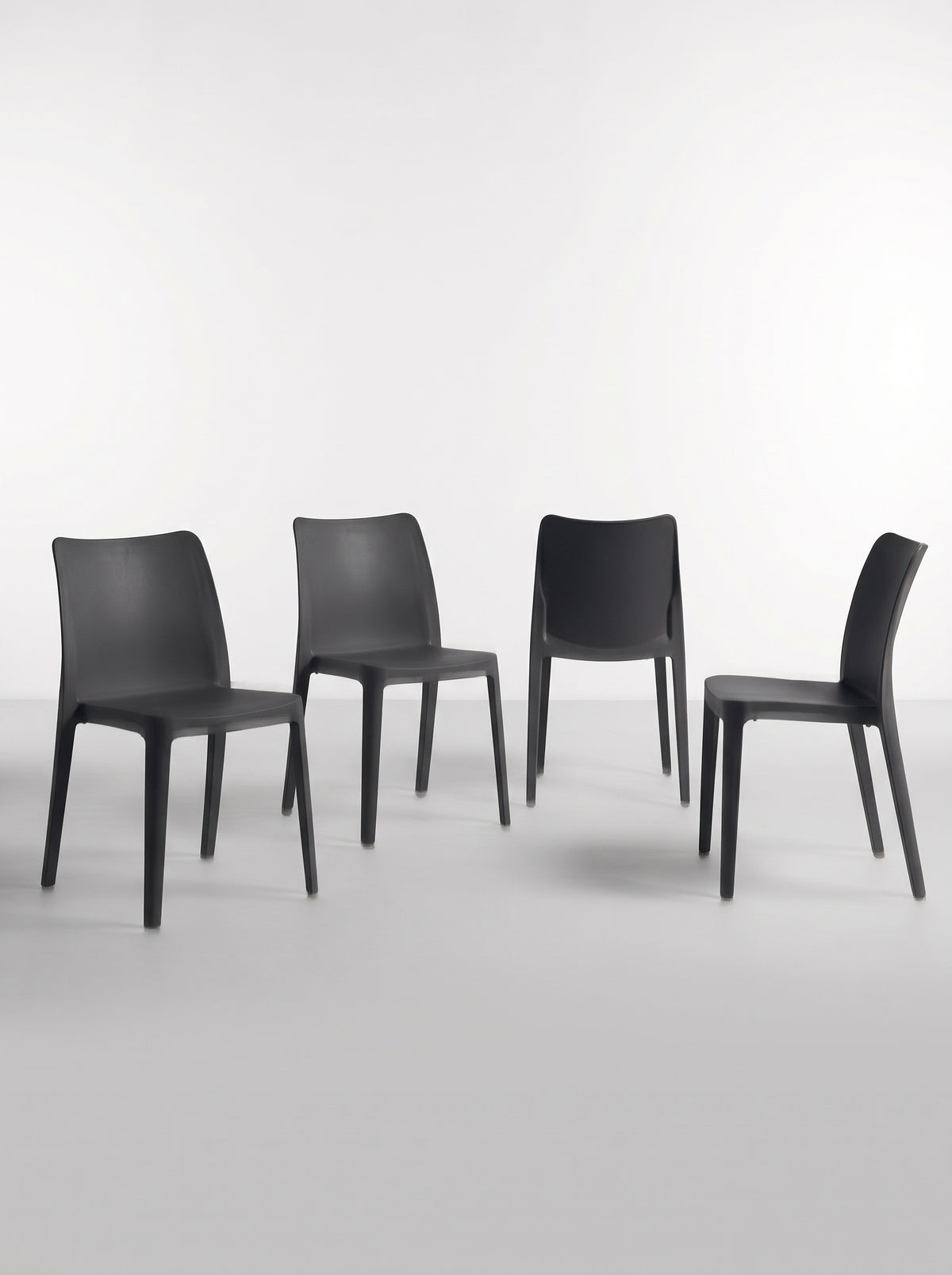 Set de 4 Sillas Solei | Restaurante y Terraza UV Monobloque