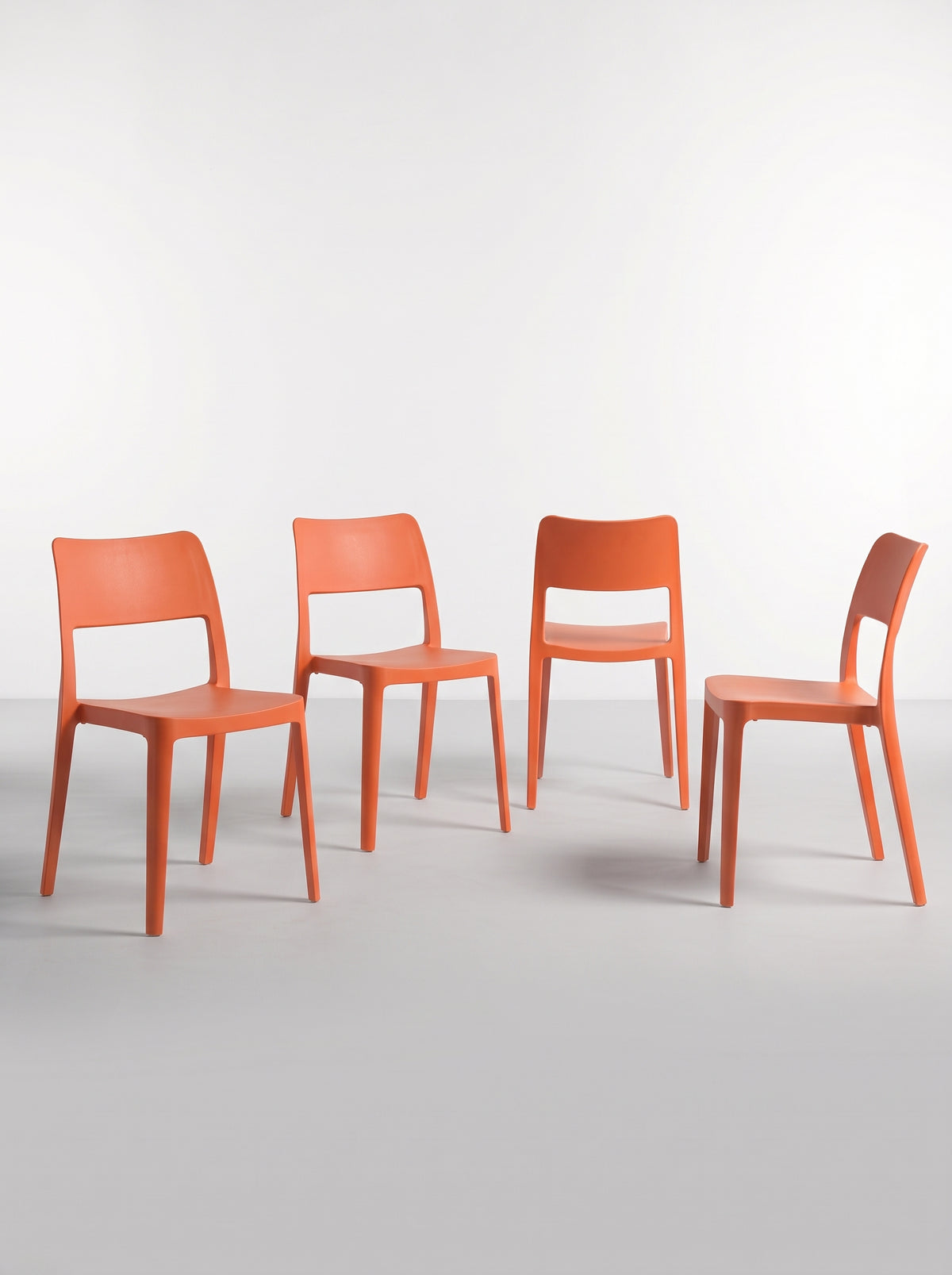 Set de 4 Sillas La Vie | Exterior e Interior UV Monobloque