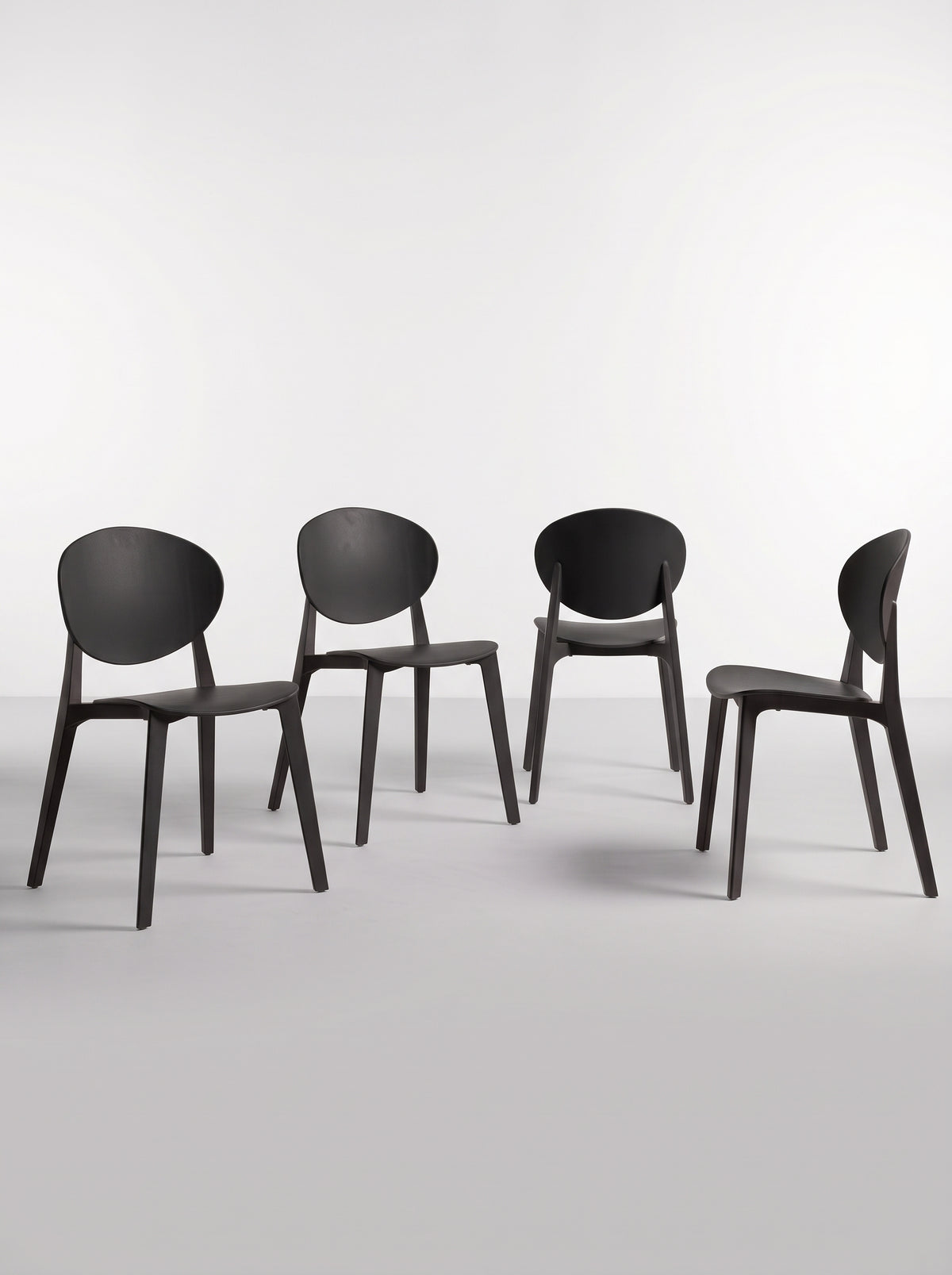 Set de 4 Sillas Teksi | Exterior e Interior UV Monobloque