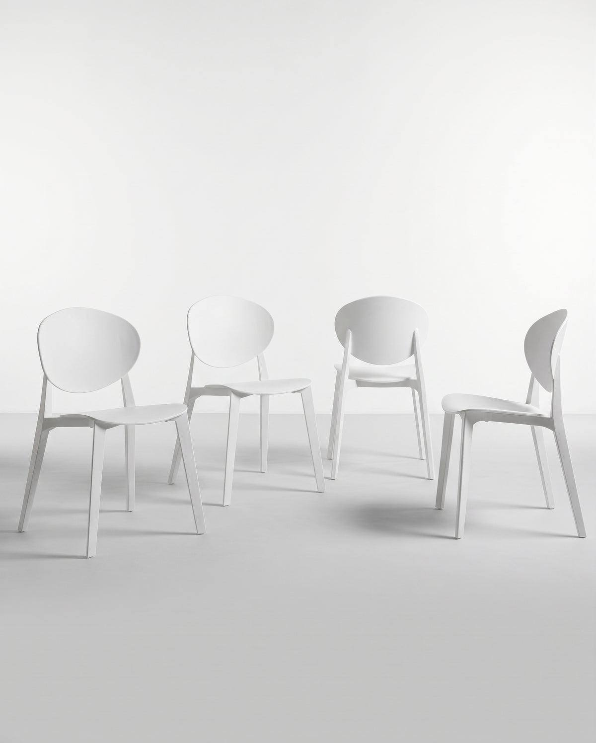 Set de 4 Sillas Teksi | Exterior e Interior UV Monobloque
