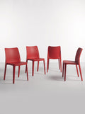 Set de 4 Sillas Solei | Restaurante y Terraza UV Monobloque