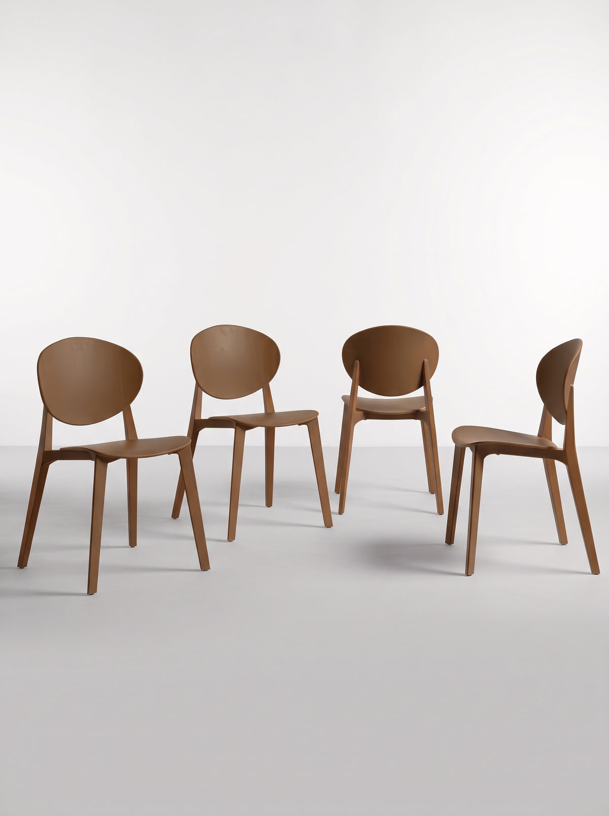 Set de 4 Sillas Teksi | Exterior e Interior UV Monobloque