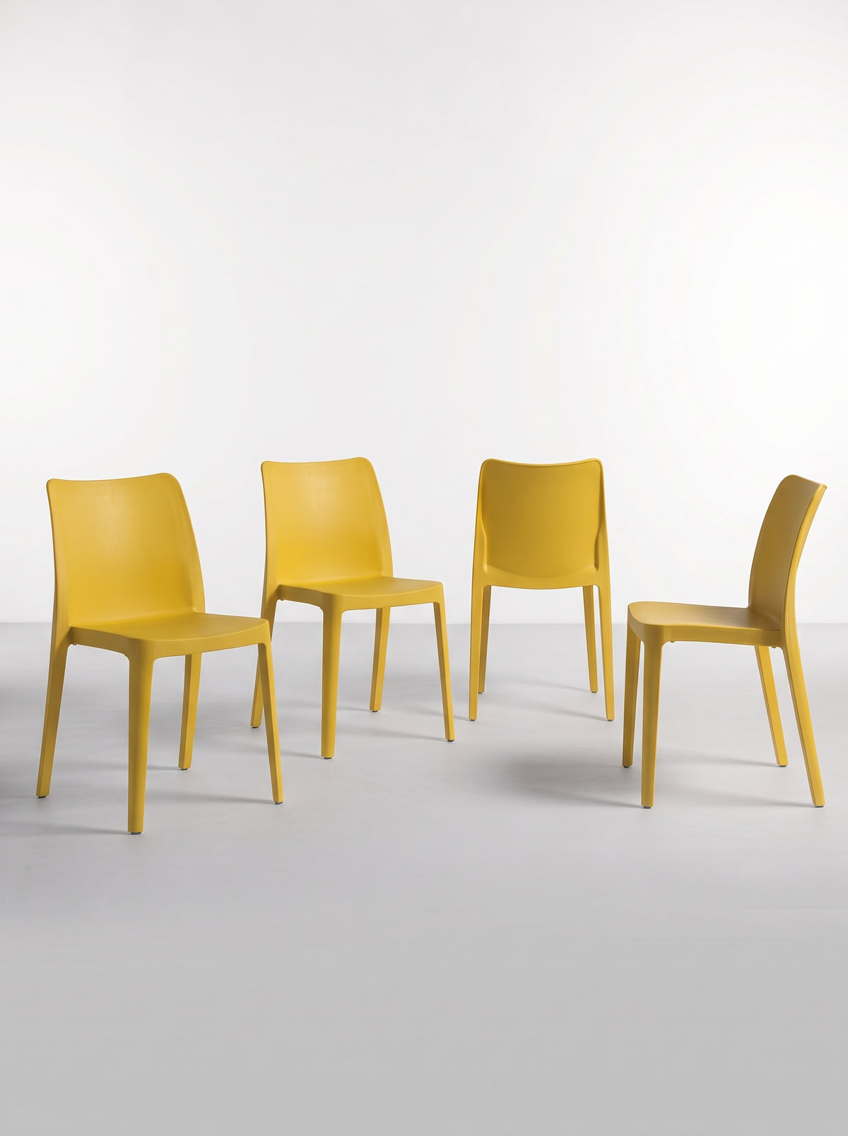 Set de 4 Sillas Solei | Restaurante y Terraza UV Monobloque
