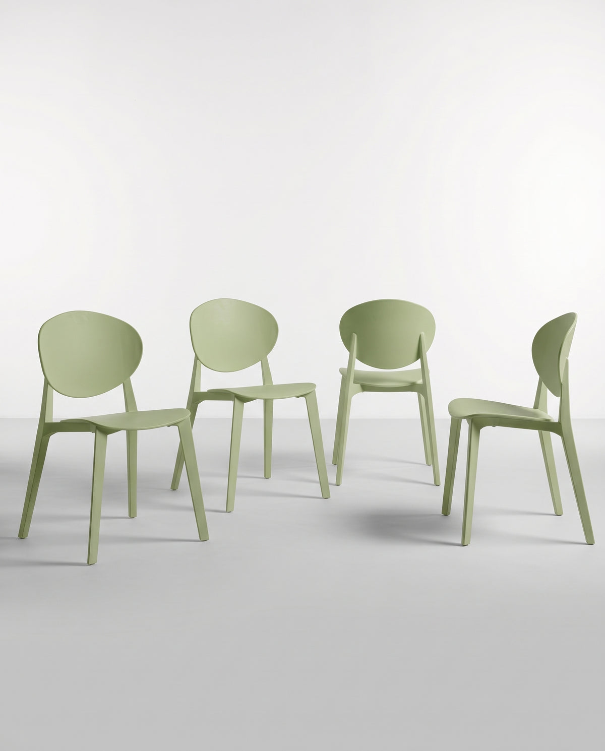 Set de 4 Sillas Teksi | Exterior e Interior UV Monobloque
