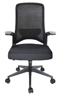 Silla Operativa Dolphin | Malla Ergonómica y Brazos Abatibles