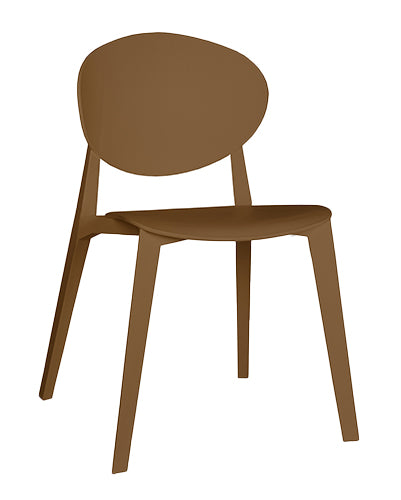 Silla Exterior e Interior Teksi | Monobloque UV Resistente