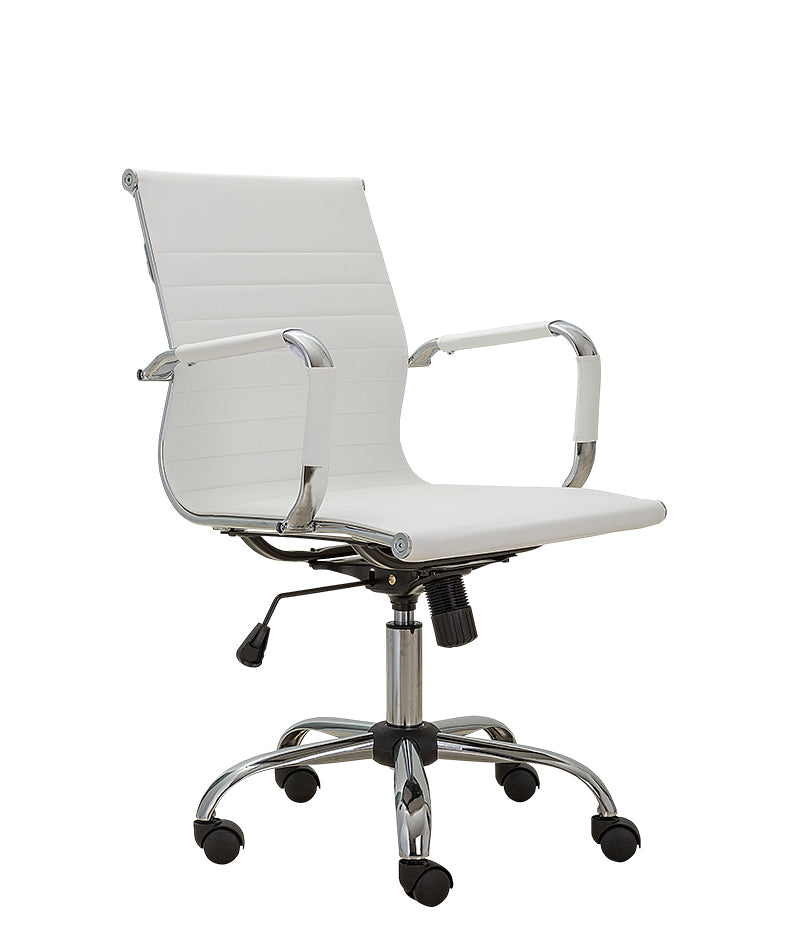 Silla Ejecutiva GA-002 | Respaldo Medio Base Cromada