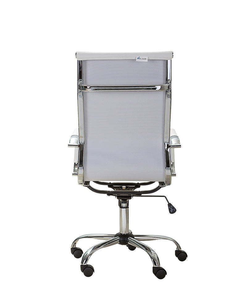 Silla Ejecutiva GA-002A | Vinil Bicolor y Base Cromo