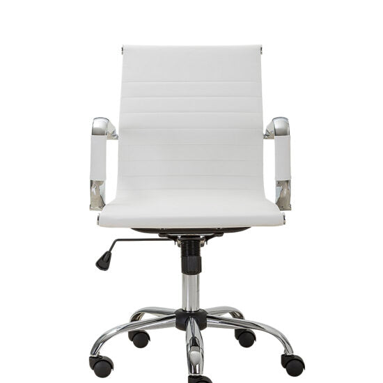 Silla Ejecutiva GA-002 | Respaldo Medio Base Cromada