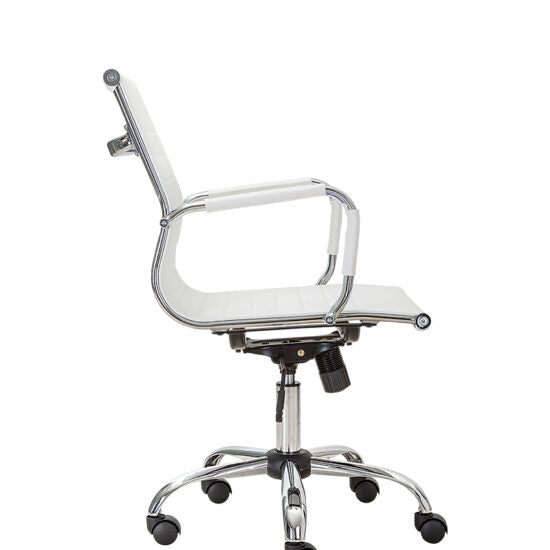 Silla Ejecutiva GA-002 | Respaldo Medio Base Cromada