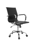 Silla Ejecutiva GA-002 | Respaldo Medio Base Cromada
