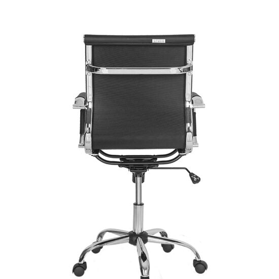 Silla Ejecutiva GA-002 | Respaldo Medio Base Cromada