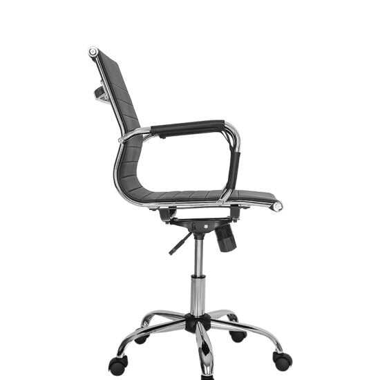 Silla Ejecutiva GA-002 | Respaldo Medio Base Cromada