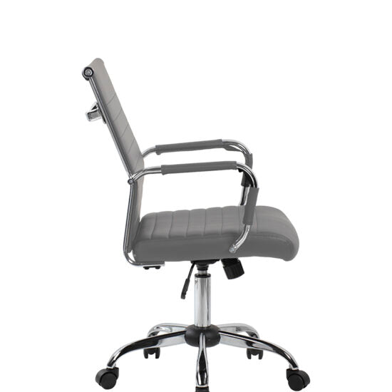 Silla Ejecutiva GA-003 | Respaldo Medio Base Cromada