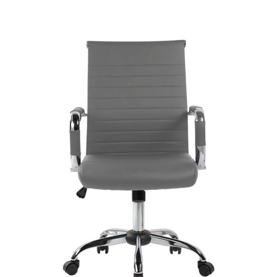 Silla Ejecutiva GA-003 | Respaldo Medio Base Cromada