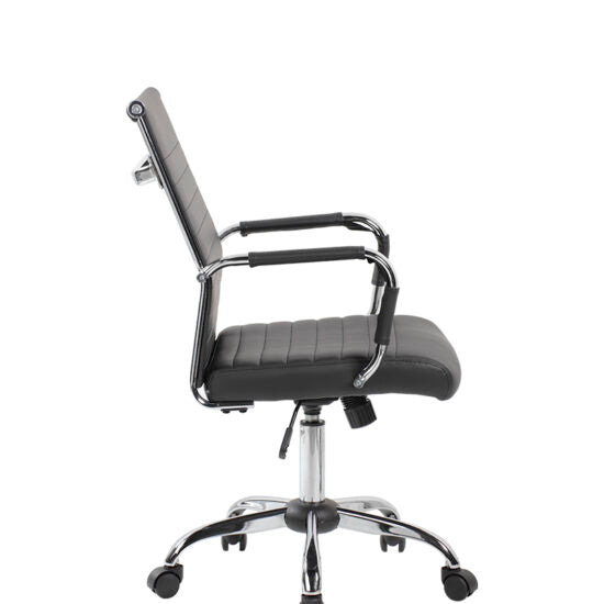Silla Ejecutiva GA-003 | Respaldo Medio Base Cromada