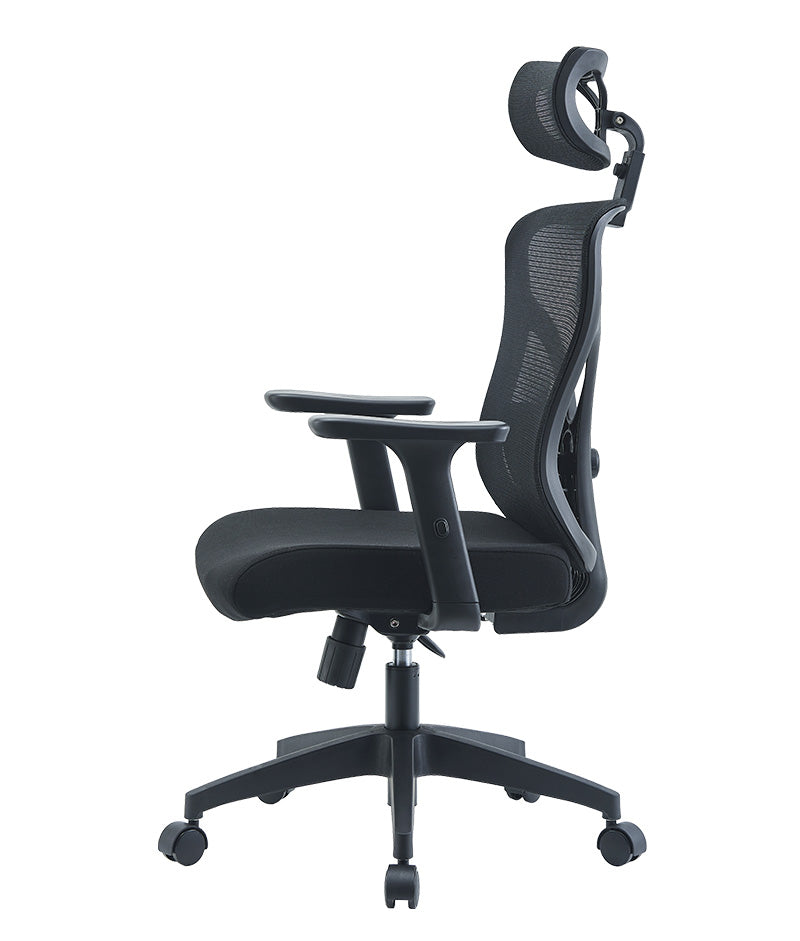 Silla Ejecutiva LK-30 | Soporte Lumbar 2D y Cabecera Ajustable