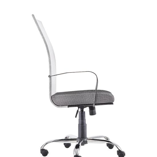 Silla Ejecutiva M-150 | Respaldo Malla Alto Base Cromada