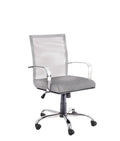 Silla Semiejecutiva M-155 | Respaldo Malla Base Cromada