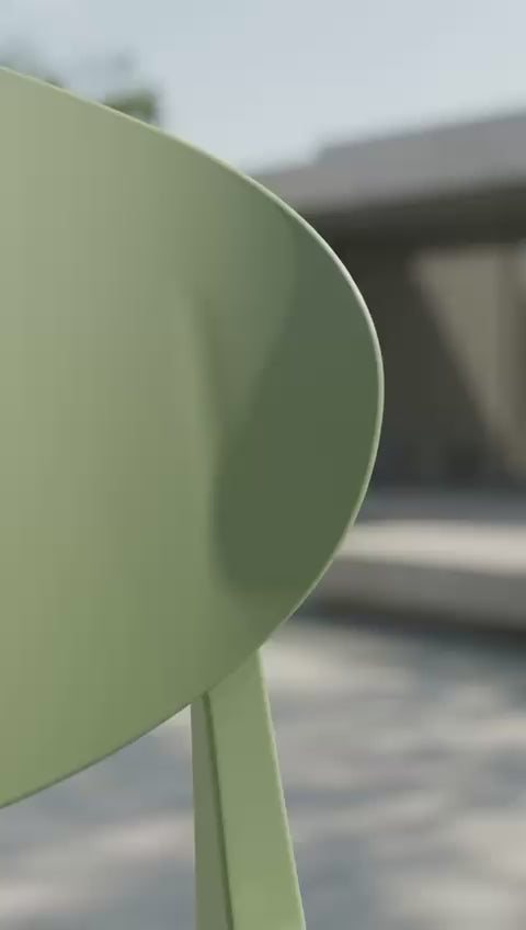 Silla Exterior e Interior Teksi | Monobloque UV Resistente